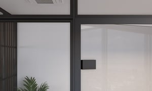 ferestre elegante din aluminiu P150 Urban pentru compartimentarea birourilor
